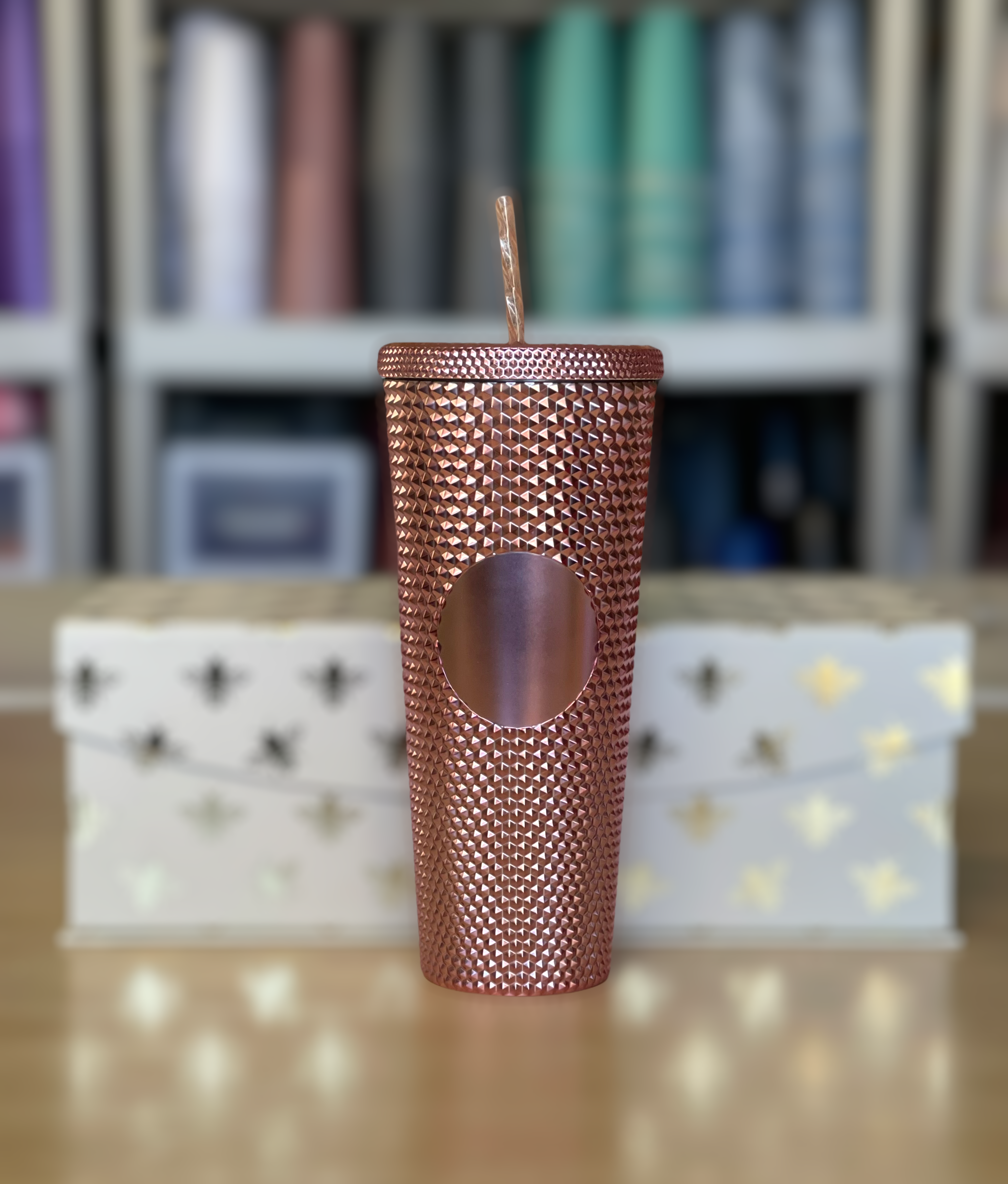 24oz Double Wall Studded Tumbler, Pink