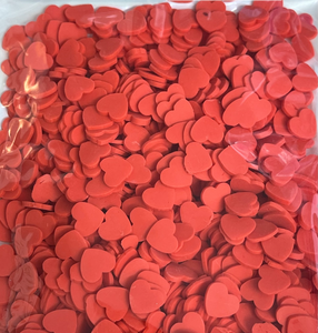 Polymer Clay, Red Hearts