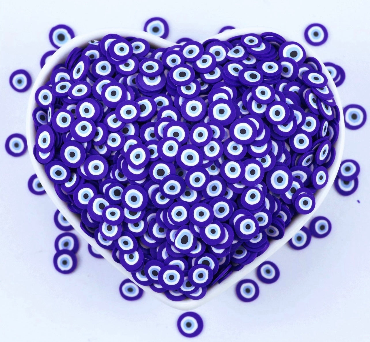 Polymer Clay, Blue Evil Eye