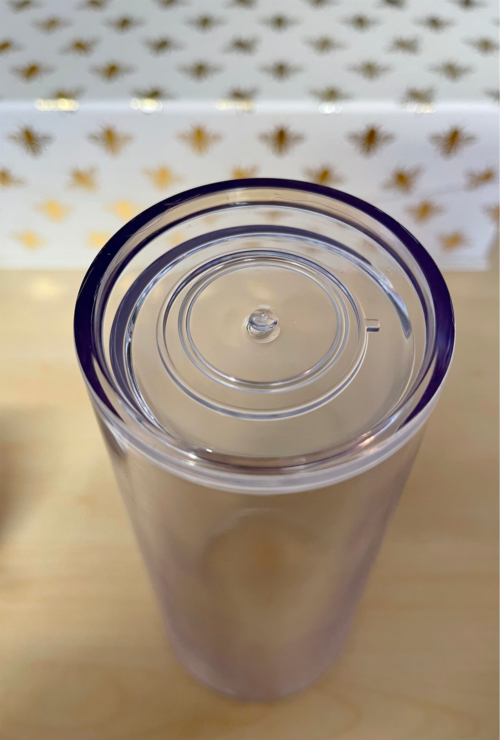 16 oz Clear Double Wall Tumbler (Upgraded Version)