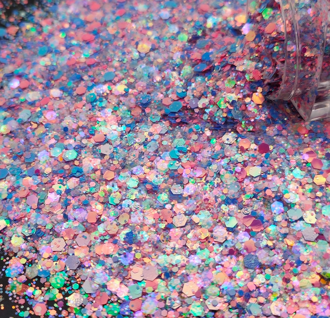 Chunky Mix Glitter, Blue Raspberry Lemonade