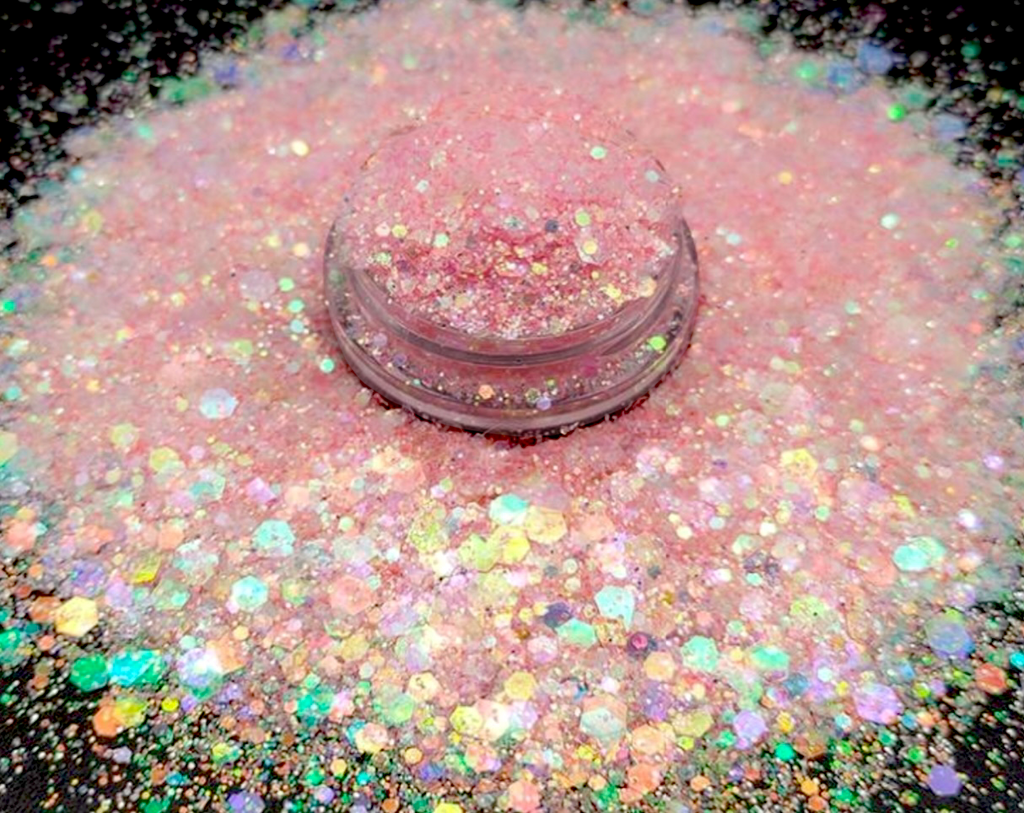 Chunky Mix Glitter, Coral Blush