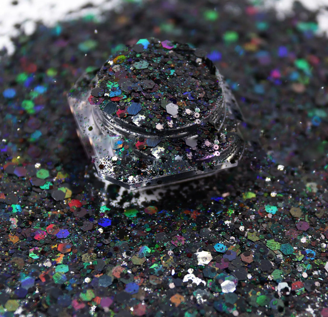 Chunky Mix Glitter, Black Magic
