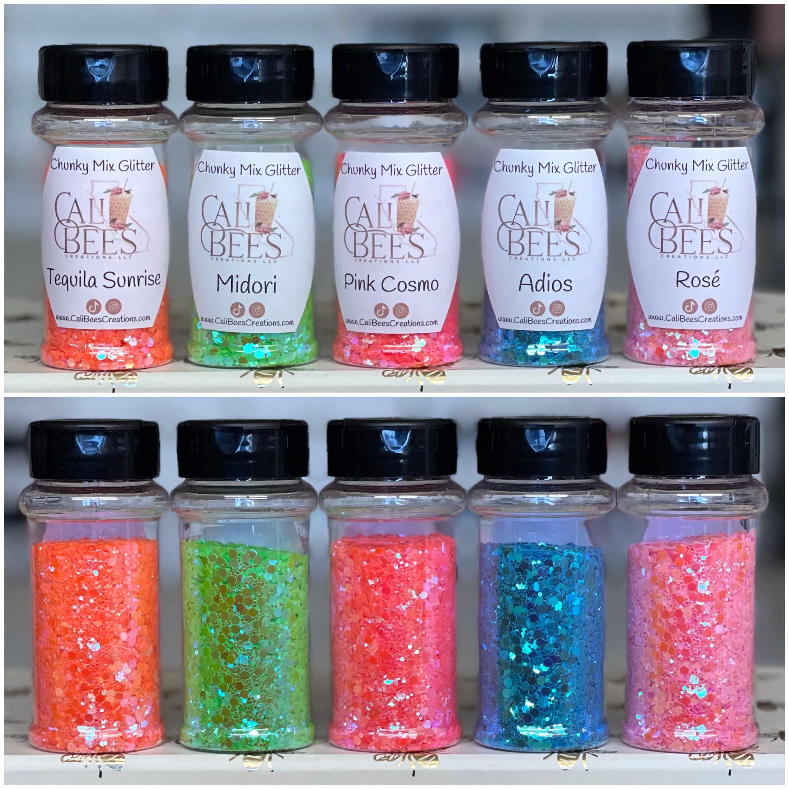 Chunky Mix Glitter, The Weekend Collection (Glow in the Dark) Singles or Set