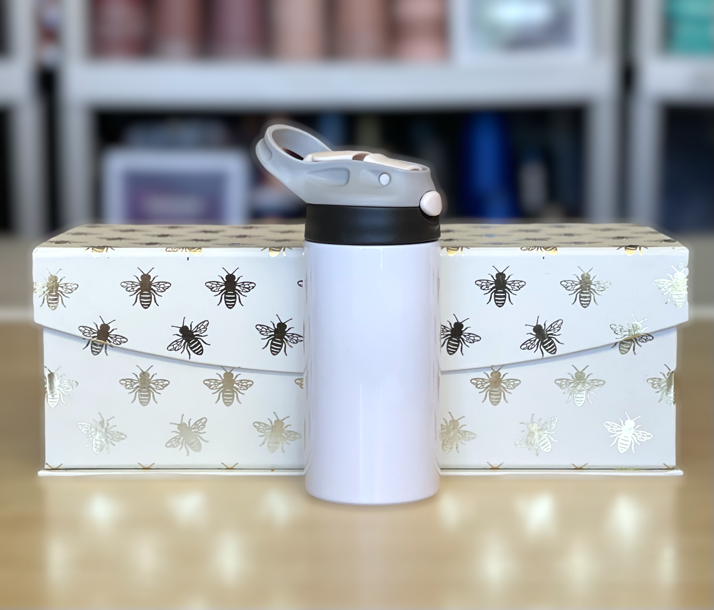 12 oz Straight Stainless Steel Sublimation Water Bottle