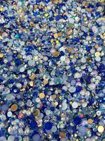 Load image into Gallery viewer, Flat Back Pearl and Rhinestone Mix, Ocean Water
