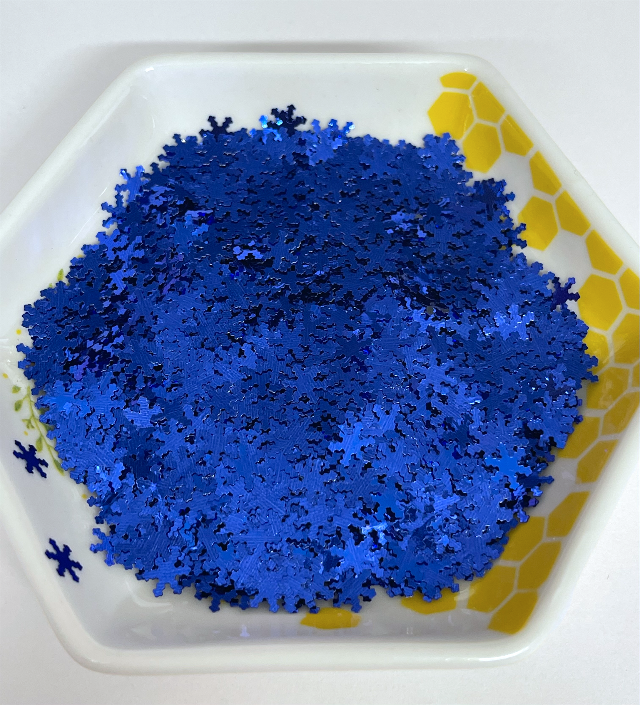 Shape Glitter, Blue Snowflakes