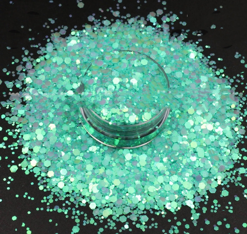 Chunky Mix Glitter, Roxy (Glow in the Dark)