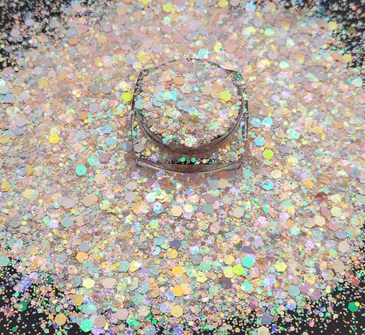 Chunky Mix Glitter, Coconut Papaya Lemonade