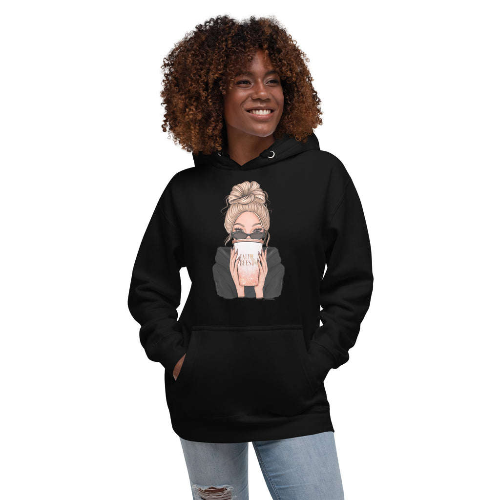 Cali Bees Messy Bun Unisex Hoodie