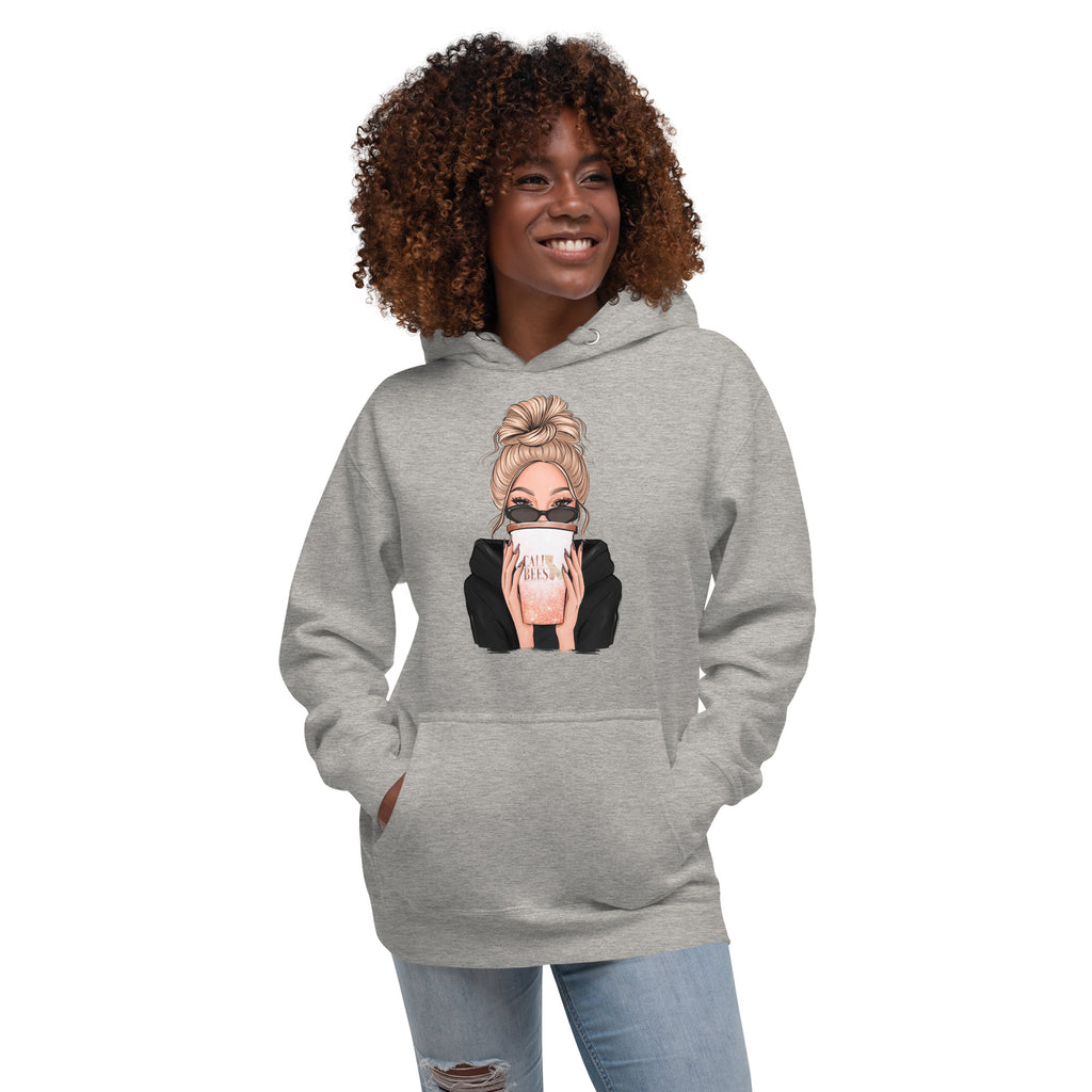 Cali Bees Messy Bun Unisex Hoodie