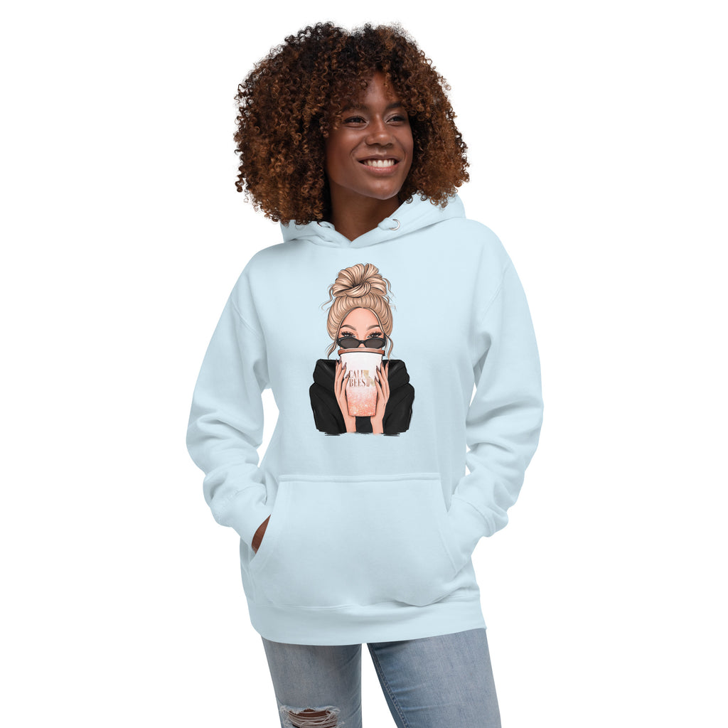 Cali Bees Messy Bun Unisex Hoodie